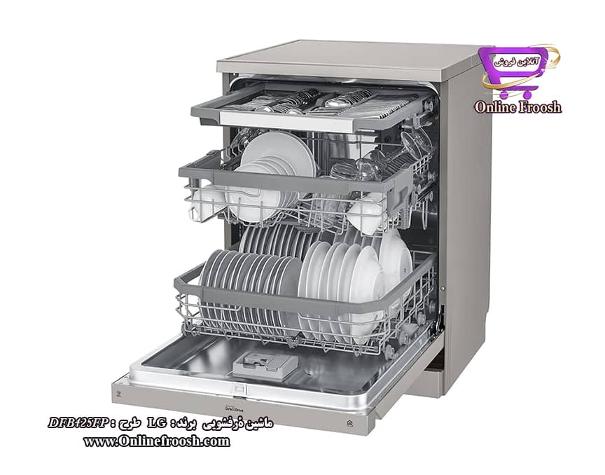 ماشین ظرفشویی ال جی  14 نفره ال جی مدل DFB425